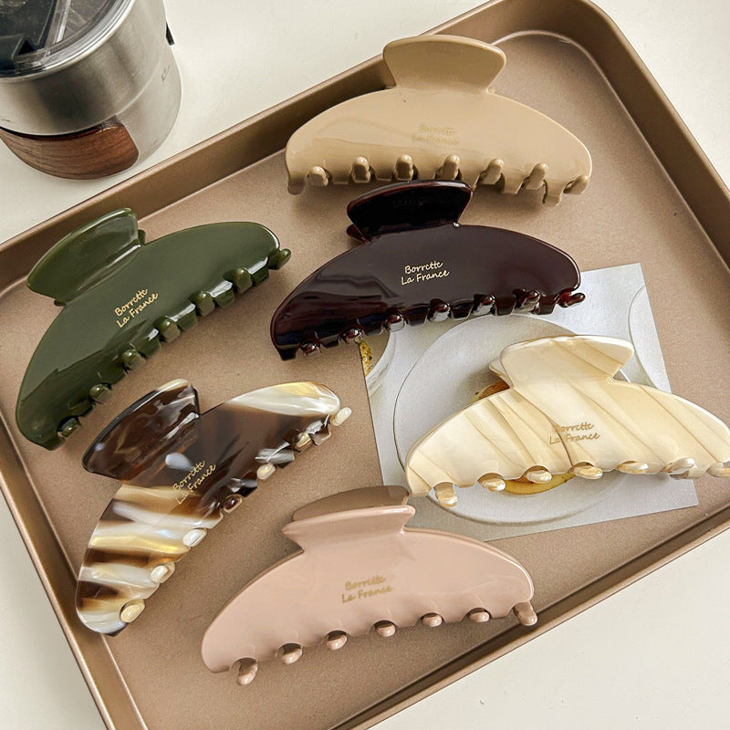 Large Acetate Hair Claw Clip Non-Slip Strong Hold Elegant Hair Accessory for Wom
