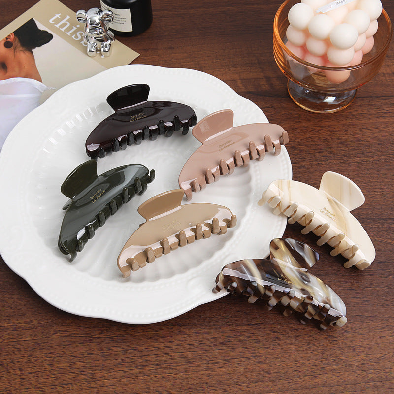 Large Acetate Hair Claw Clip Non-Slip Strong Hold Elegant Hair Accessory for Wom